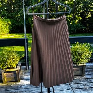 7forallmankind Vegan Leather Midi skirt